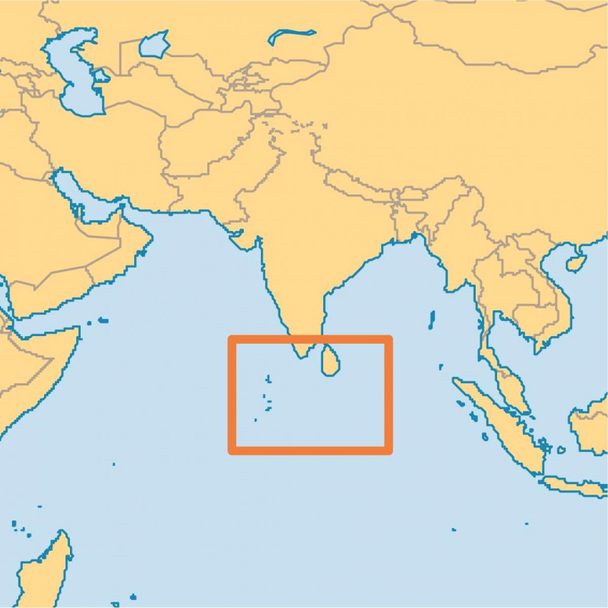 maldivet ishull vendndodhjen në hartë të botës