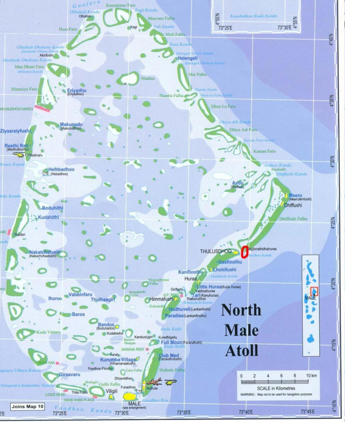 harta e veriut mashkull atoll maldivet