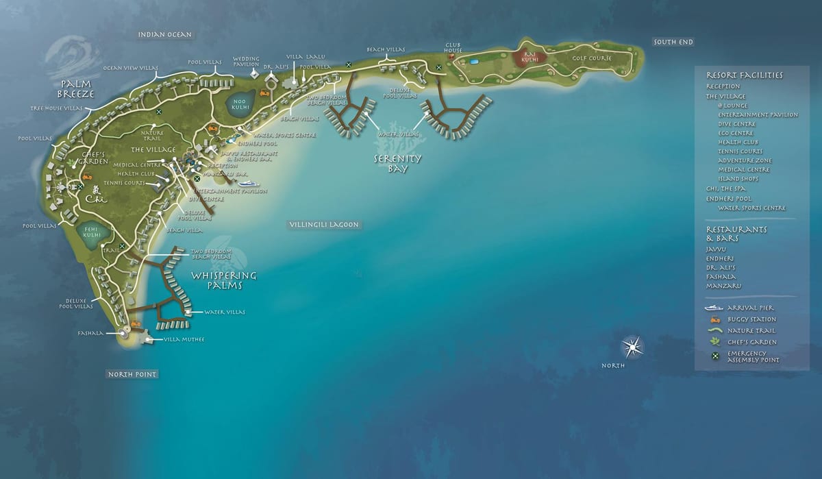 harta shangri la maldivet turistik
