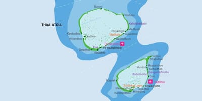 Harta e kandooma maldivet