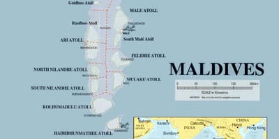 Harta e maldivet fizike 