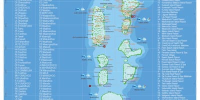 Maldivet e hartave gjeografike