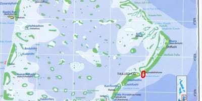 Harta e veriut mashkull atoll maldivet